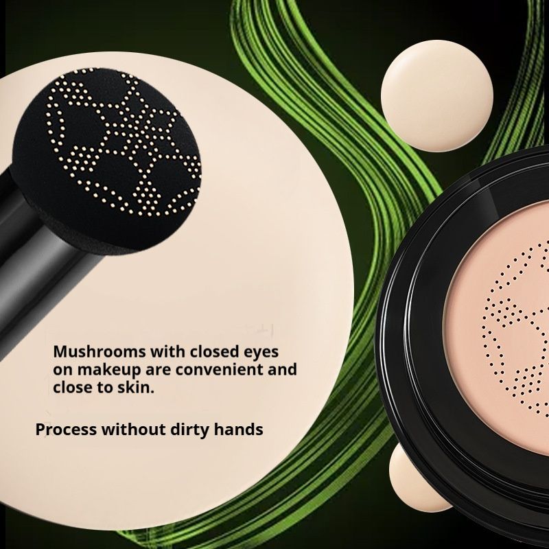 Podkład BB Cream Isolating Foundation z Puff Makeup Air Cushion CC marki Mushroom Head_voghion.com