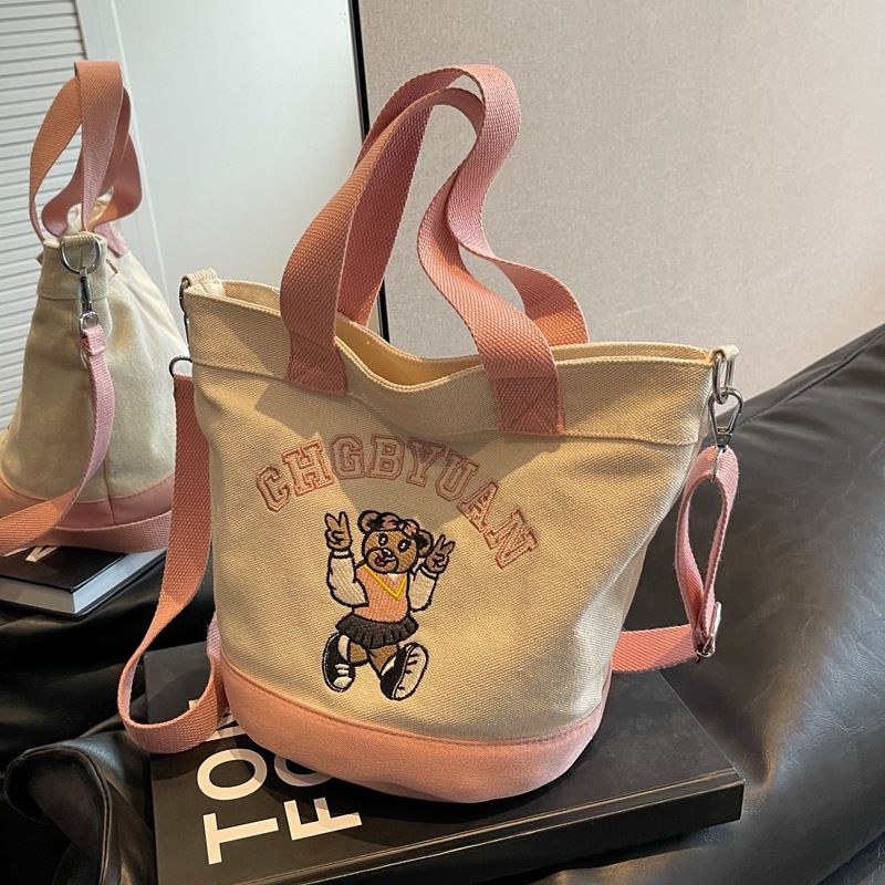 Borsa a tracolla grande e capiente in tela per donna, primavera estate, casual, da esterno, da portare a mano, per la mamma_voghion.com