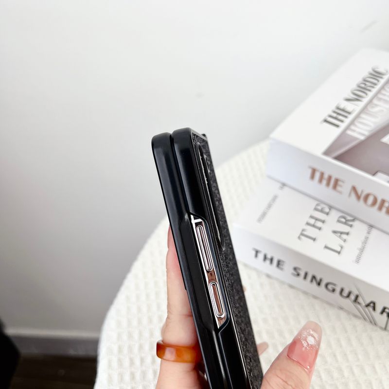 Per Samsung Galaxy Z Fold 4 5 6 Custodia per telefono in pelle sfumata di lusso per affari_voghion.com