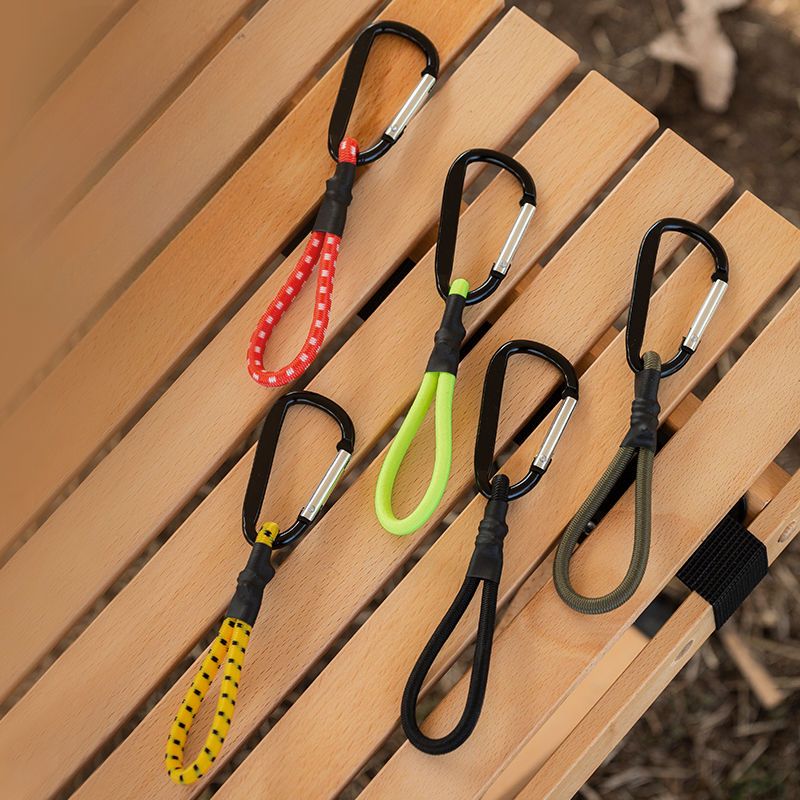 Tent Pull Rope Hook Elastic Belt Buckle Outdoor Camping Equipment Canopy Windproof Fixed Binding Accessories_voghion.com