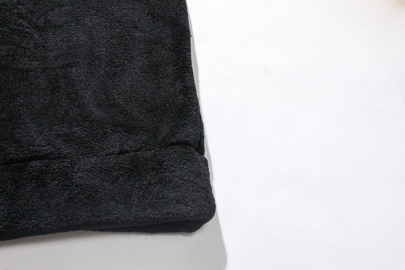 Conjunto de sudadera y jogger de polar extragrande para hombre: ropa de estar por casa acogedora para el invierno (tallas S-2XL, 260 g/m², manga raglán, gris, negro y camel)_voghion.com