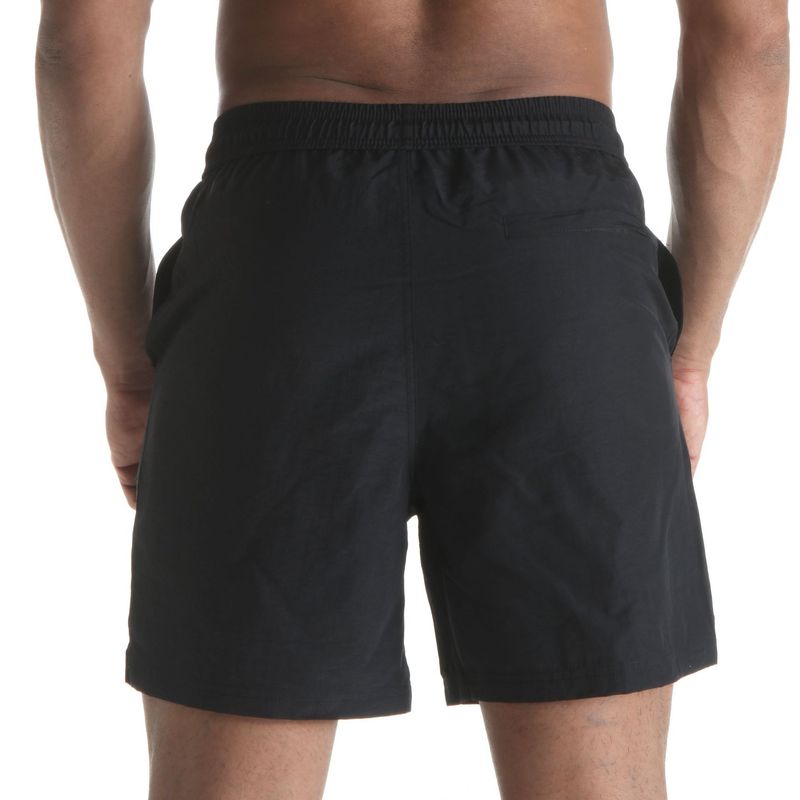 Pantaloncini da spiaggia da uomo in stile europeo - Impermeabili e foderati per spiaggia e nuoto (cavallo con tassello, vestibilità ampia, asciugatura rapida, nero/blu, dalla S alla XXL)_voghion.com