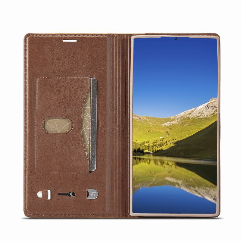 Cassa del telefono di vibrazione per Samsung Galaxy S23 S22 S21 S20 Plus Portafoglio in pelle magnetica ultra lusso Stand Cover posteriore su S 23 Plus Coque_voghion.com