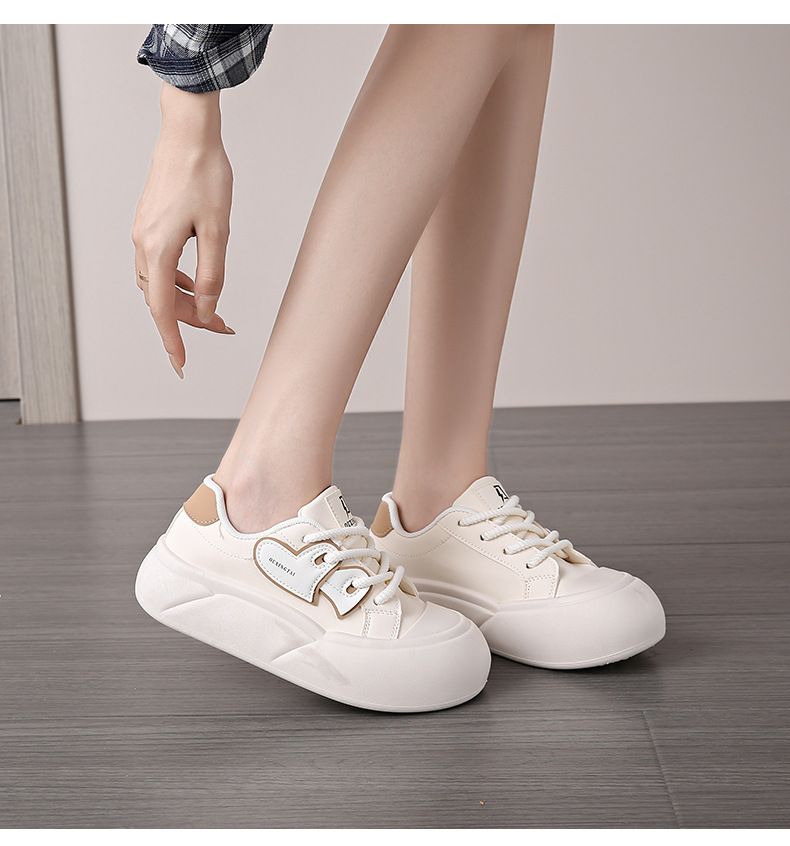 Scarpette bianche per bambini, ragazze, studenti, tempo libero, sport, scarpe da tavola versatili, tiro da strada_voghion.com