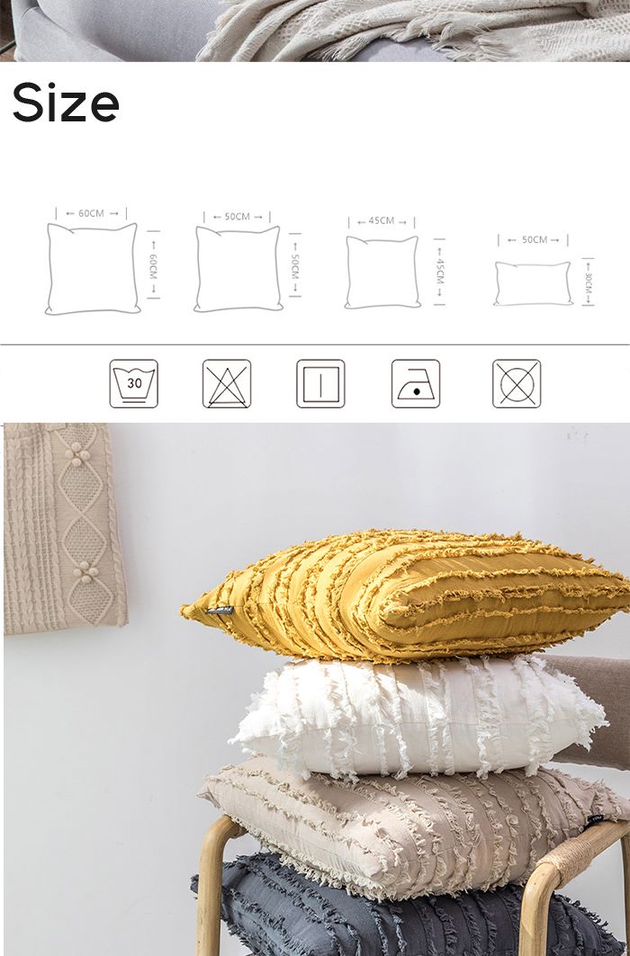 Bej Yastık Kılıfları 30x50cm 45x45cm Kanepe İçin Yastık Kılıfı Ev Dekorasyonu Kanepe İçin Yastıklar Yatak Odası İçin Düz Renk Yastık Kılıfları_voghion.com