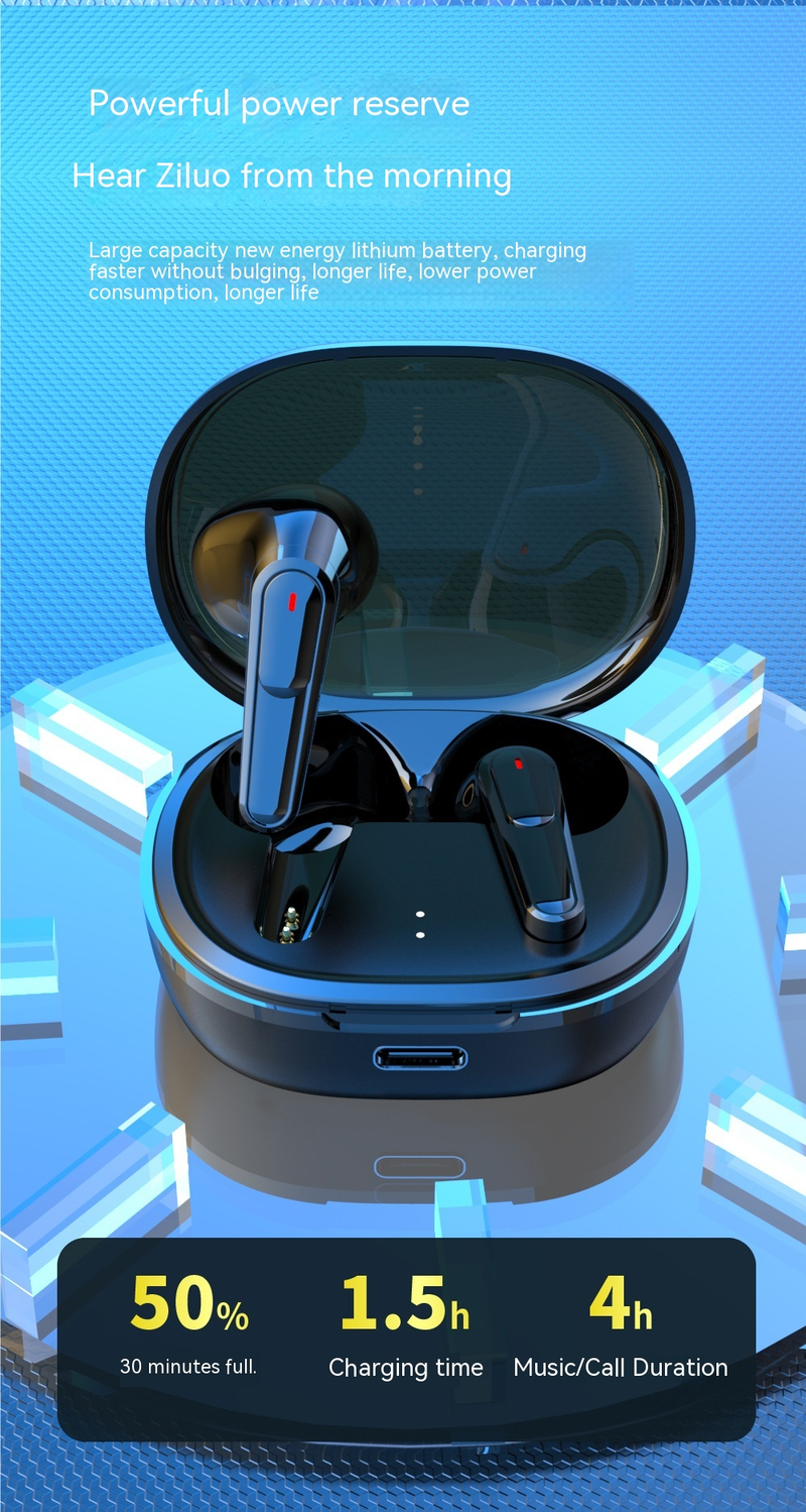 Pro30 kabellose Bluetooth-Ohrhörer mit In-Ear-TWS-Rauschunterdrückung, hoher Leistung und extrem langer Akkulaufzeit_voghion.com