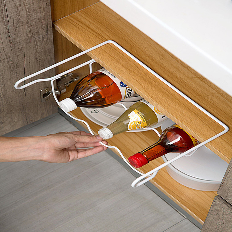 Refrigerator Kitchen Rack Shelf Can Beer Wine Bottle Holder Rack Organizer Kitchen Storage Fridge Organizer Shelves_voghion.com