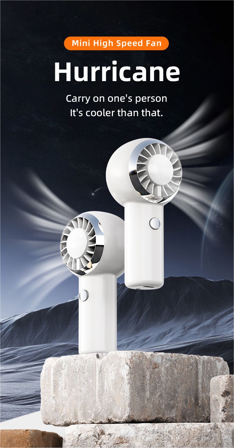 2025 New Ultralight Only 60G Mini Size Handheld Portable Air Cooler Pocket Fan Rechargeable For Traveling Shopping_voghion.com