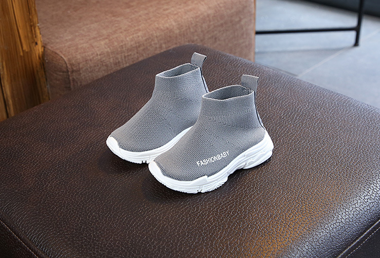 XUANMU Kinder Turnschuhe Kinder Casual Schuhe Slip-on Atmungsaktive Kinder Socken Schuhe Non-slip Schnee Stiefel Jungen Mädchen Sport Schuhe f0090_voghion.com