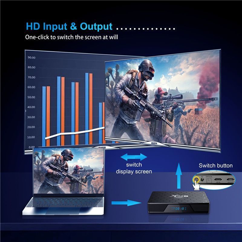 Smart X98H PRO TV Box – Android 12, Allwinner H618, WiFi6, BT5.0, 4K UHD Streaming Device_voghion.com