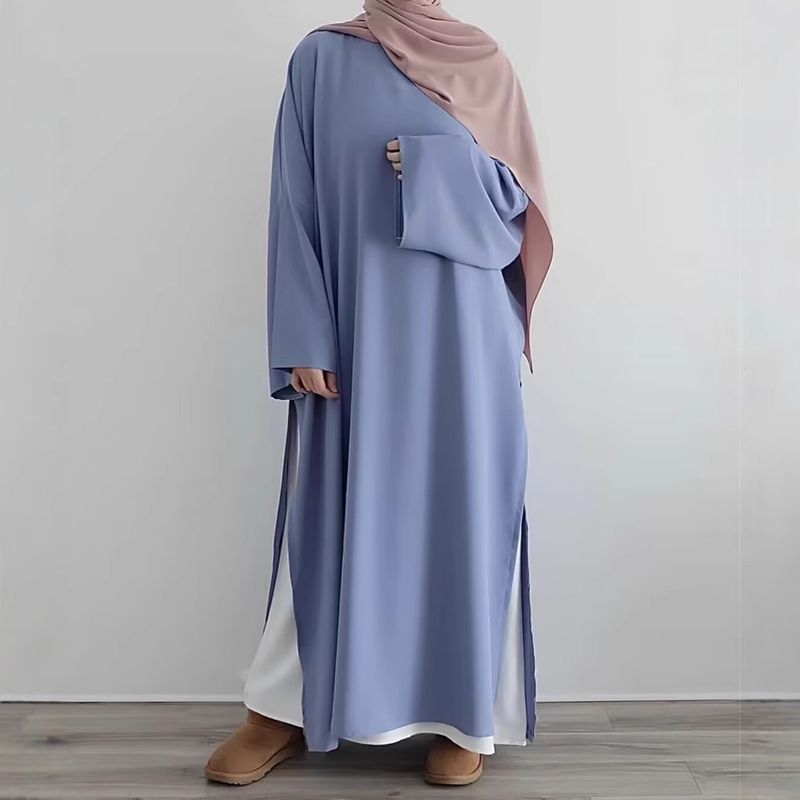 Dameskleding Dubai Dames Tweedelig Pak Robe Onderkant Rok Casual Jurk_voghion.com
