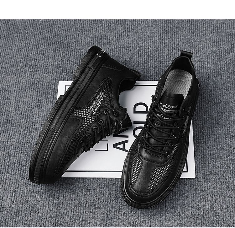 Heren Zomer Nieuwe Ademende Mesh Casual Sport Heren Lichtgewicht Een Voet Werk- en Arbeidsbescherming Trendy Schoenen_voghion.com