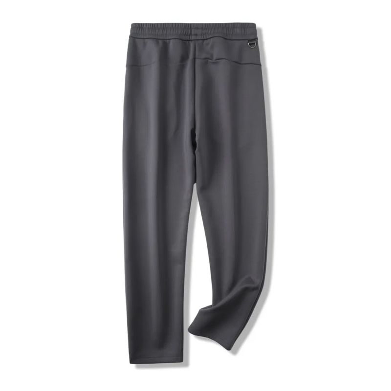 Dubbellaagse gebreide joggingbroek voor heren - Ultrazacht katoen met stretch voor sportschool en lounge (M-XXXXXL, 3 kleuren) | Windbestendig en anti-pilling_voghion.com