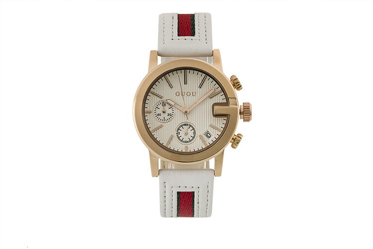 GUOU Nuovo stile personalizzato Orologio da cintura da donna alla moda Quadrante piccolo con calendario_voghion.com