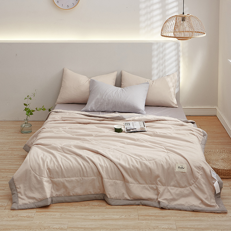 Summer new print free water washed cotton, summer cool air conditioner, quilt, quilt core, single and double bedding for_voghion.com