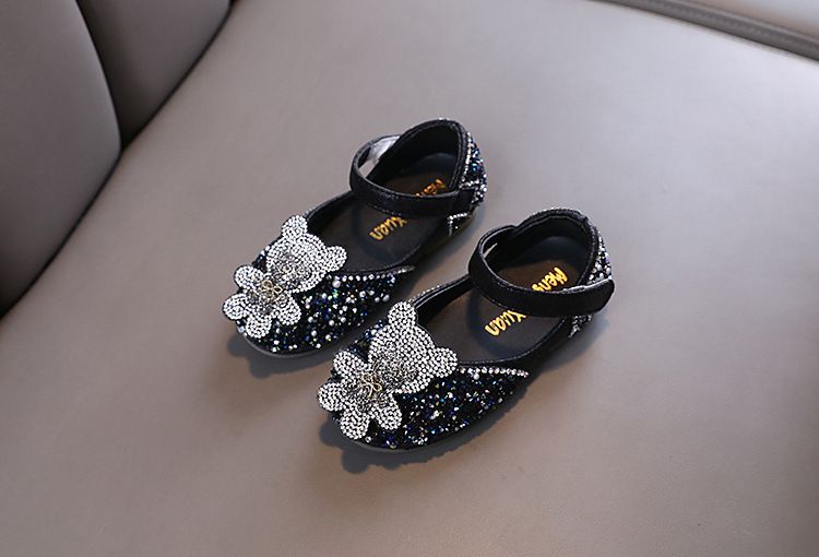 Neu Damen Baby Mädchen Mädchen Prinzessin Diamant Einzelnen Schuhe Leder Schuhe Dance Performance_voghion.com