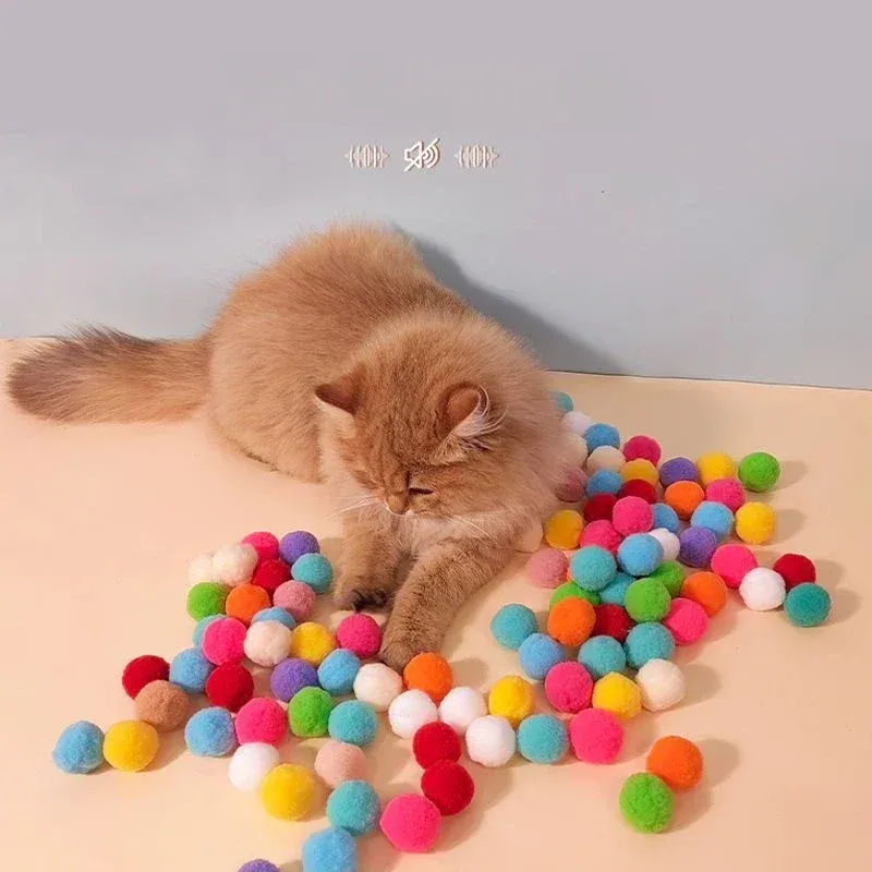 Pluh Ball Shooting Gun Cat, Self-Propelled Silent Ball Relieving Depreion, Micro-Elatic Static Sticky Toy For By PawParty Store_voghion.com
