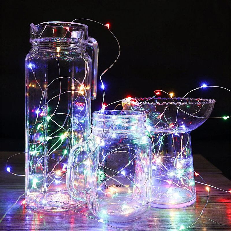 LED Gift Decoration Bouquet Atmosphere Small 1m Colorful With Battery Box String Lights Wholesale_voghion.com
