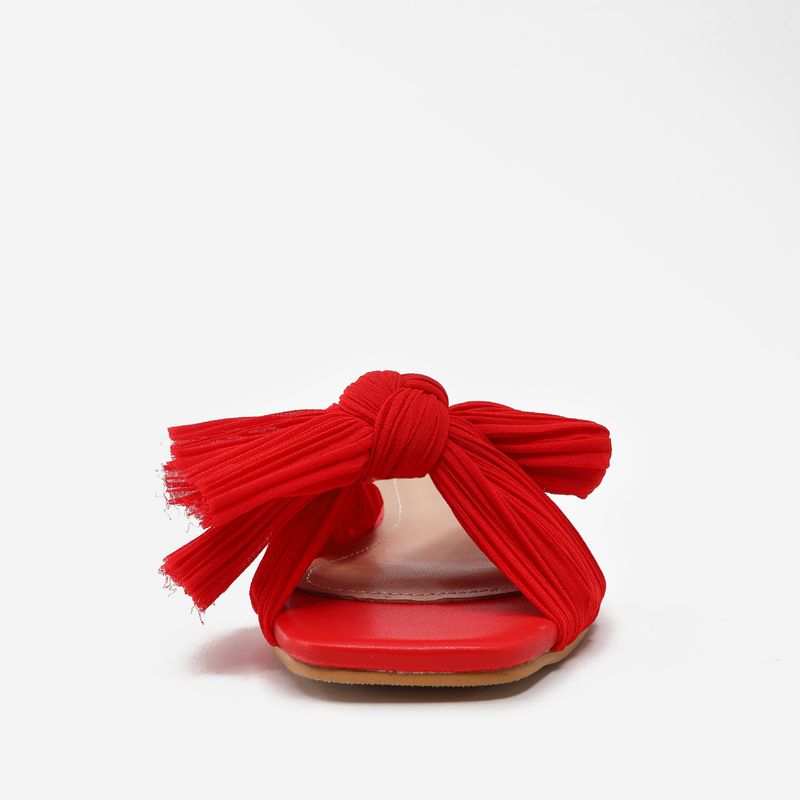 Women's Summer Outer Wear Flat Bottom Butterfly Knot Mesh Material Slip-on Sandals_voghion.com