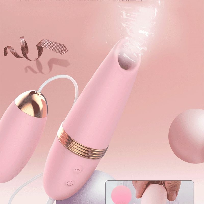 Lizanje jezika Sesanje Skakanje Jajca Sesanje Vibrator Klitoris Seks Igrače_voghion.com