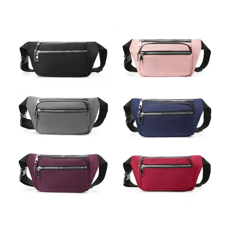 Marsupio in tessuto Oxford 2024 con cerniera, per sport, viaggi, ragazza, tasca per pancia, fianchi, sedere, moda, telefono, marsupio per donna_voghion.com