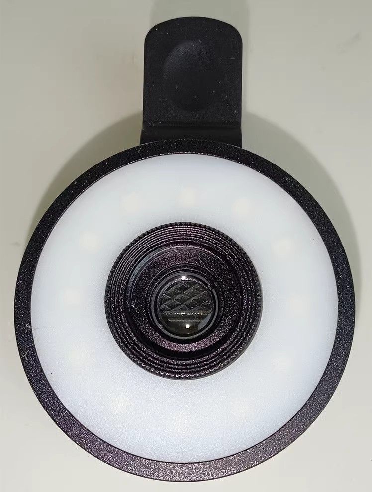 Anneau de téléphone portable, mise au point de photographie, LED, loupe 15X, clip, lentille, pièce d'argent, bijoux, timbre Emed, évaluation_voghion.com