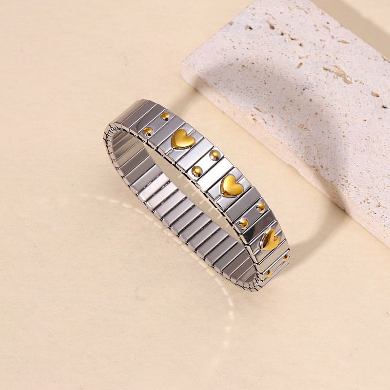 Hot Selling Watch Strap Non-Fading Women High-End Elastic Fashion Gold-Plated Bracelet_voghion.com
