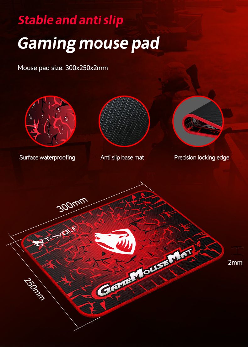 TBTF700 Mechanical Keyboard, Mouse, Earphones, Mouse Pad, Three Or Four-piece Set, E-sports Game Set_voghion.com