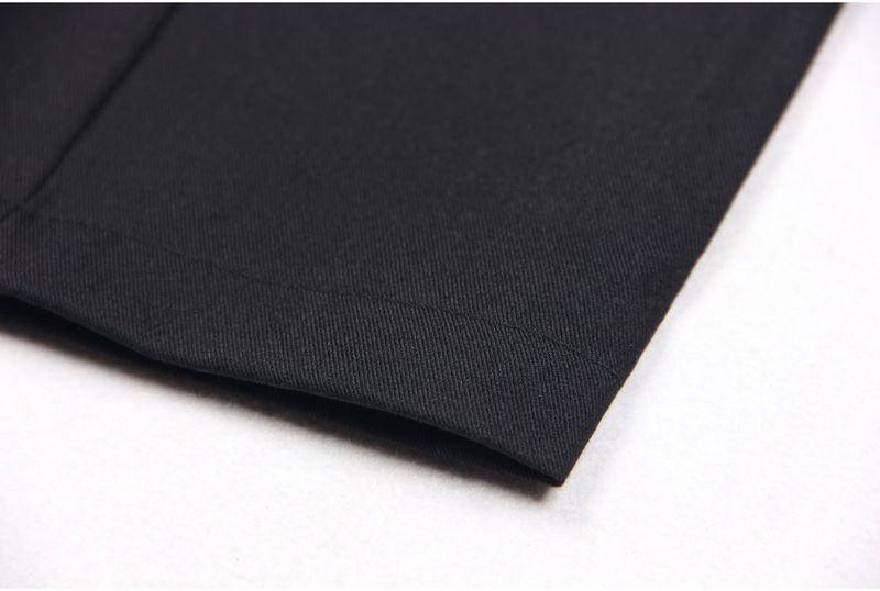 Women's clothing new fashion double-breasted rivet concealed button loose straight pants women's trousers casual commuting supply_voghion.com