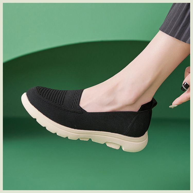 K6016-2 Neue 2025 Echtes Leder Herbst Winter Licht Kissen Nicht-slip Runde Kappe Atmungsaktive Mama Schuhe Für Frauen_voghion.com