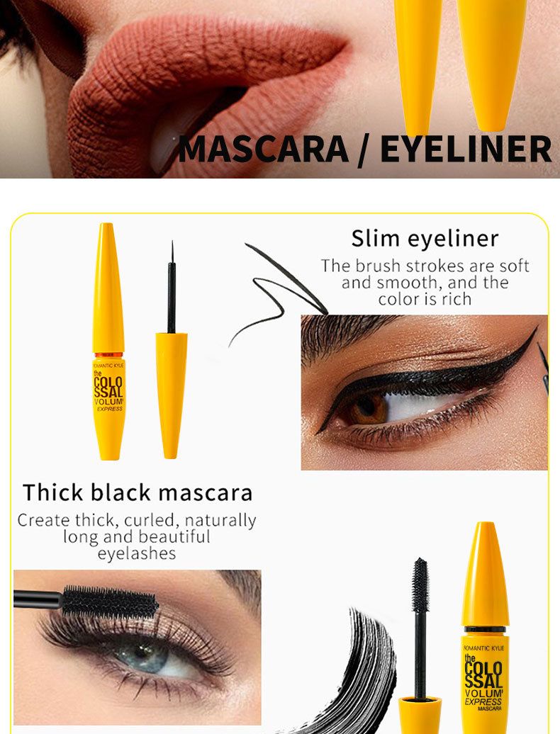 Make-up-Sets Neues 4-in-1-Konturpuder-Concealer-Flüssiggrundierung Mascara-Eyeliner-Set Vier-in-Eins-Make-up-Set_voghion.com