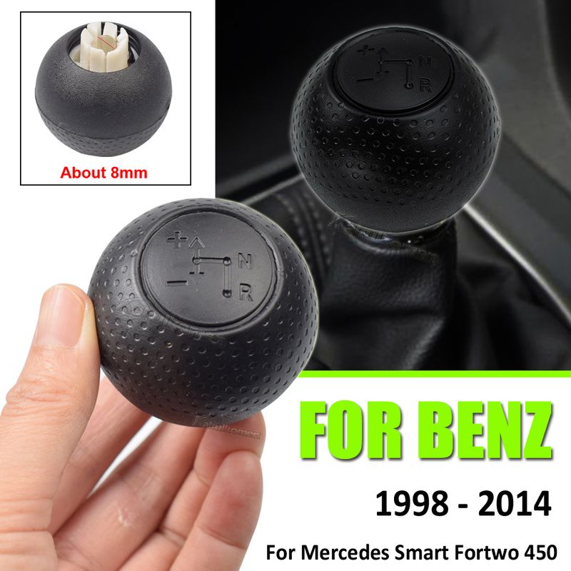 Car Gear Shift Knob For Mercedes Smart Fortwo 450 1998-2014 Shifter Lever Headball Gearshift Pen Arm_voghion.com