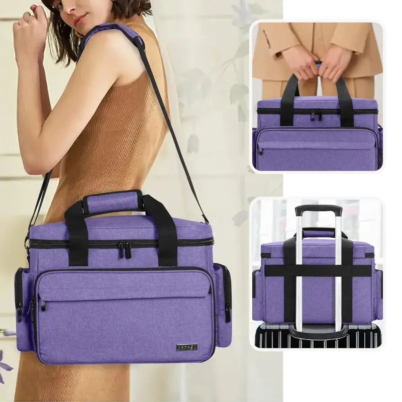 Large Cosmetic Bag With 2 Detachable Pockets And Dividers 250318l_voghion.com