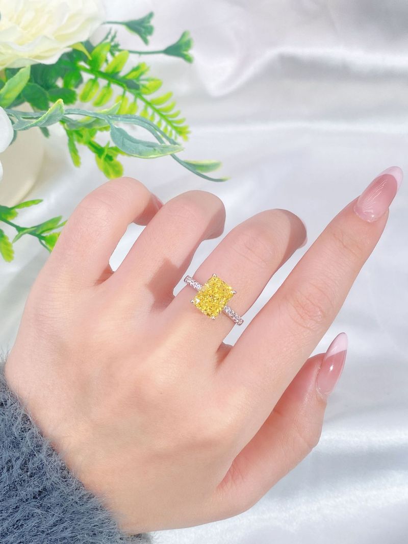 S Reines Silber 8A Zirkon Vier Krallen Zucker Weiß Eis Blume Schliff Hoher Kohlenstoffgehalt Mosang Diamant Ehering_voghion.com