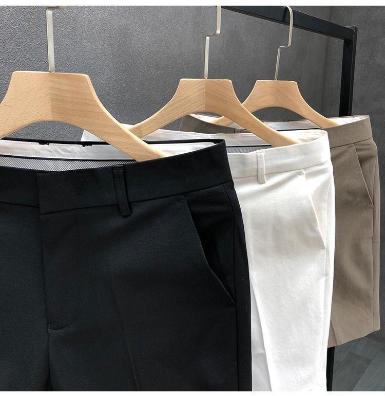 Men's Slim Fit Casual Shorts - Lightweight Breathable Summer Chino Shorts With Straight Leg, Comfortable Stretch Fabric, Multiple Colors & Sizes_voghion.com