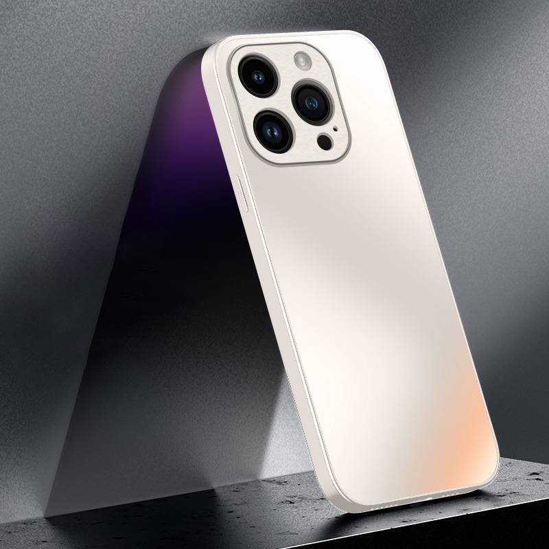 AG Silicone Matte Glass For iPhone 12 11 Max Plus 13 14 Pro X XR XS MAX Frosted Camera Lens Protective_voghion.com