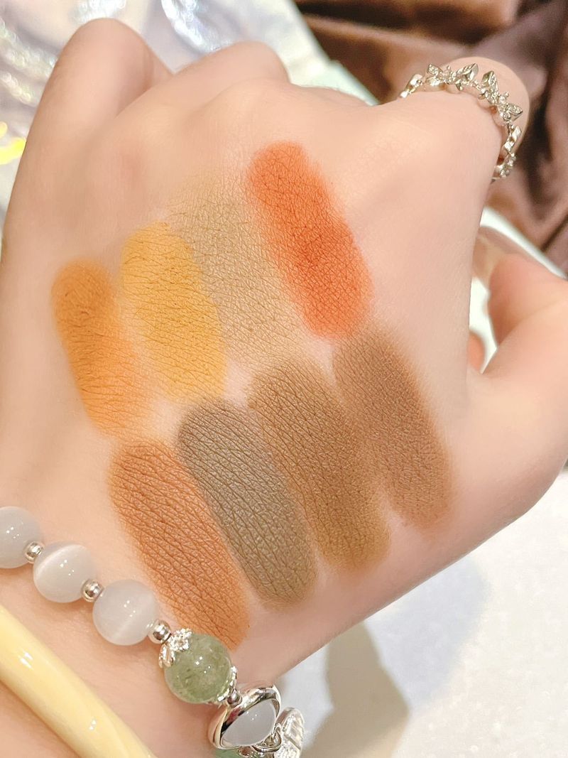 35 matte perlglanz feine flash erde milch tee farbe student erschwinglichen lidschatten platte_voghion.com