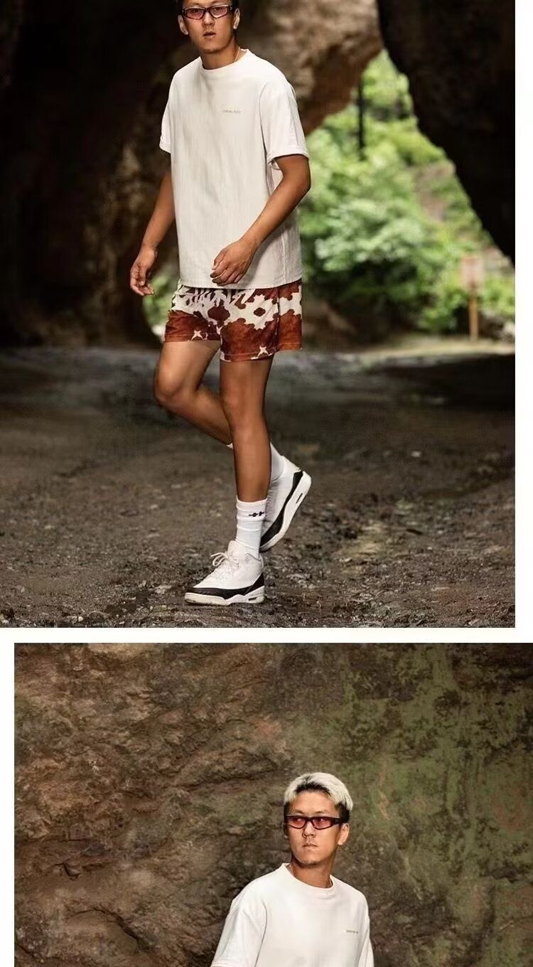 Sports men's summer American basketball trendy brand loose casual pants for outerwear plus size beach shorts_voghion.com