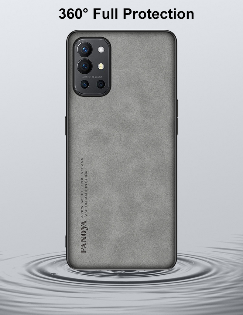 Luxus-Ledertasche für OnePlus 9R 9RT 9 Pro 5G Hülle aus mattem Silikonschutz Handyhülle für One Plus 9 R RT 9 Pro One_voghion.com