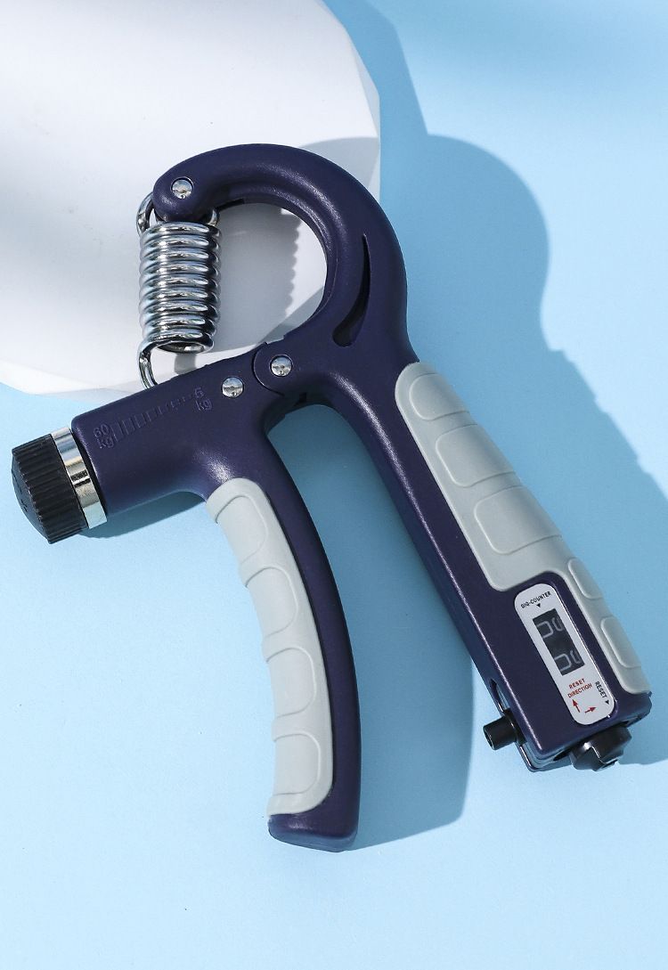 Adjustable Mechanical Counting Grip Strengthener Home Fitness Equipment Finger Rehabilitation Training_voghion.com