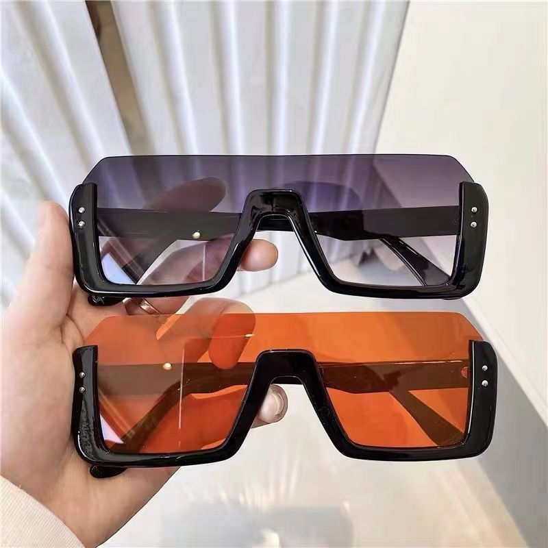 Neue Half Fashion Multi Color All In One Box Herren-Sonnenbrille mit großem Rahmen_voghion.com