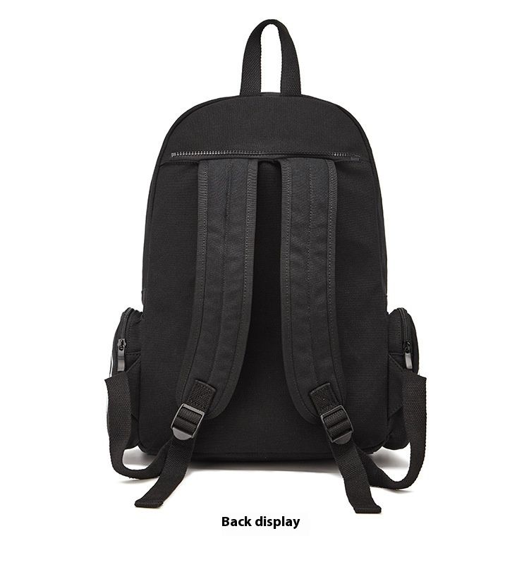 New Canvas Bag Halloween Funny Skull Backpack Hooded Personalized Printed Backpack_voghion.com