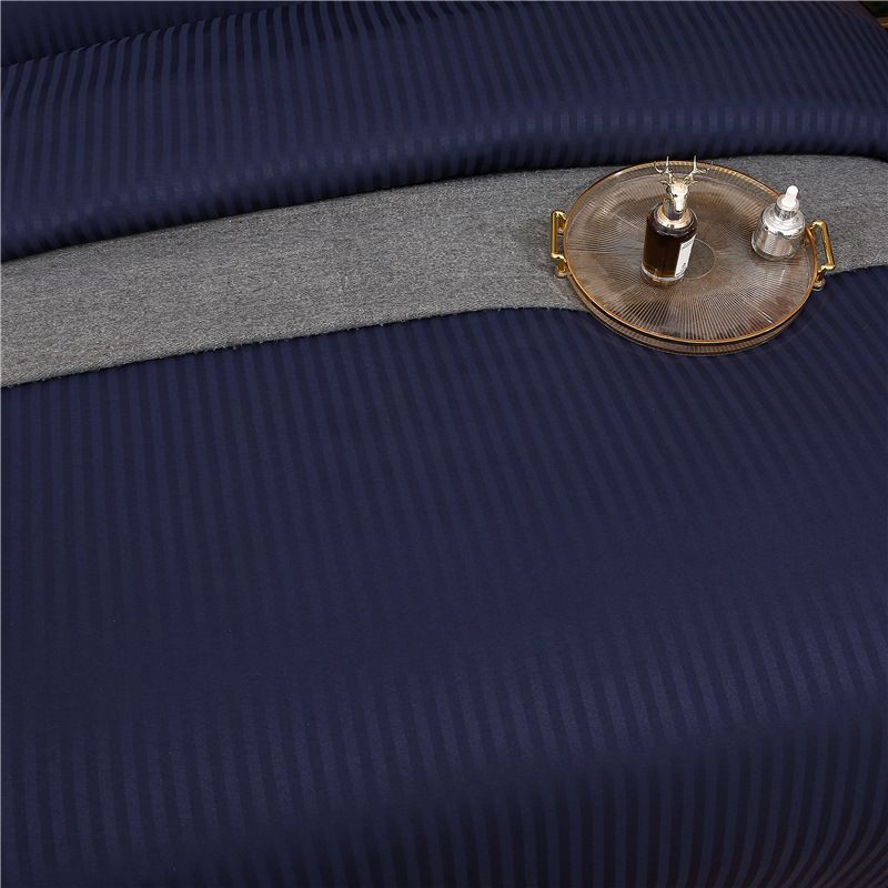 Jacquard-Satin-Bettbezug-Set, luxuriöse 3-teilige Bettwäsche, Kissenbezüge inklusive, knitterfrei, weich_voghion.com