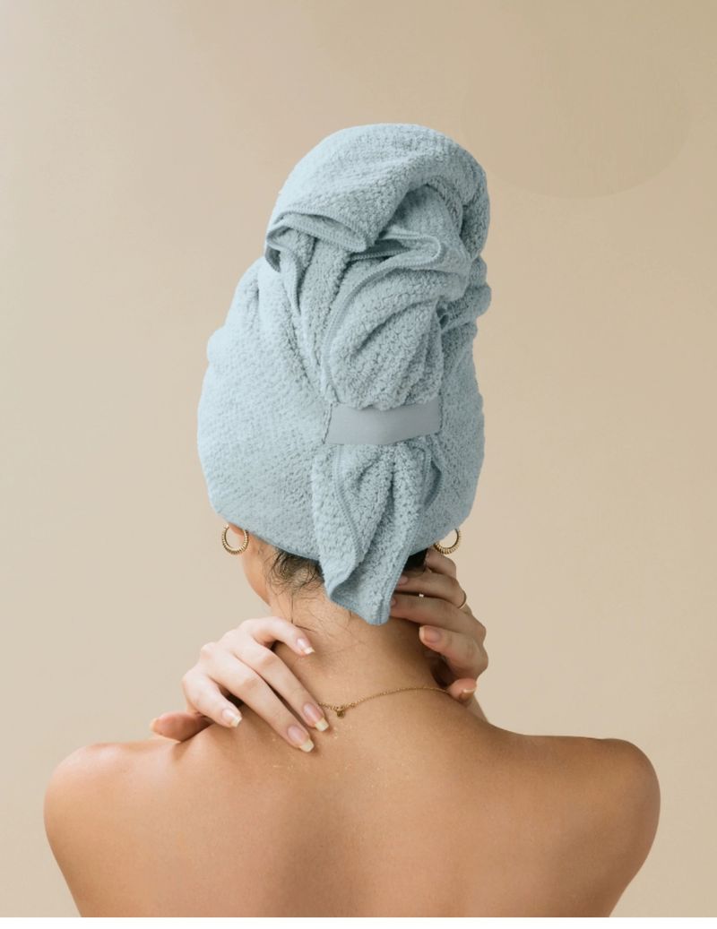 Kuru Saç Başlığı Kadın Genişletilmiş Türban Banyo Havlusu Ca Emici Havlu Kuru Saç Havlusu_voghion.com