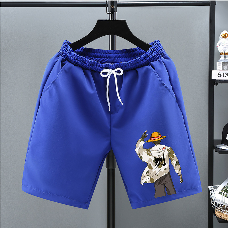 Sommer Piratenkönig Sport Shorts Herren große lockere schnell trocknende lässige 5-Punkt-Hose Basketballhose Strandhose_voghion.com