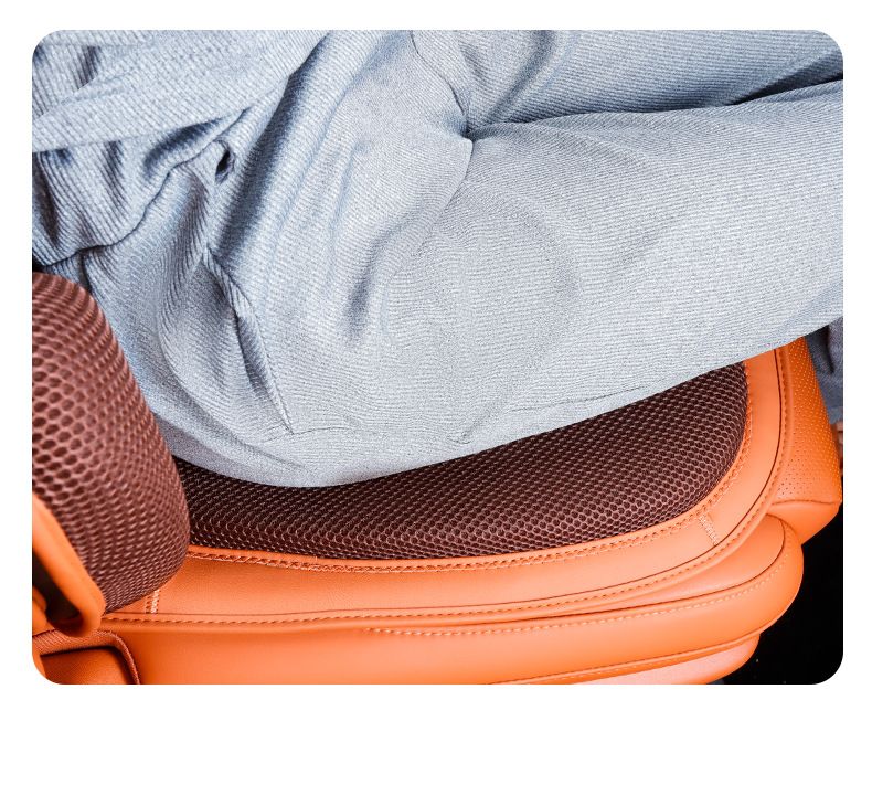 Comfortabele, antislip universele autohoes, ventilatie, ijszijde, vier seizoenen, ademend zitkussen, tailleondersteuning_voghion.com