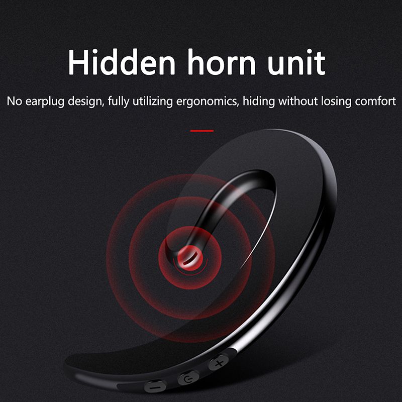 Digital Display Wireless Bluetooth Earphone 3D Stereo Solid Color Bone Conduction Headphones Fashion Long Endurance_voghion.com