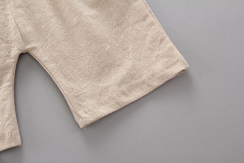 Mutter & Kinder Junge Baby Kurzarm Anzug Kinder Sommer Personalisierte Hemd Shorts Zwei Stück Anzug_voghion.com