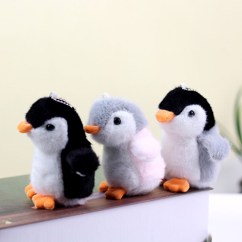 Baby Plush Penguin Cute Toy Soft Stuffed Doll Keychain With Adorable Design And Highquality Pp Cotton Filling_voghion.com