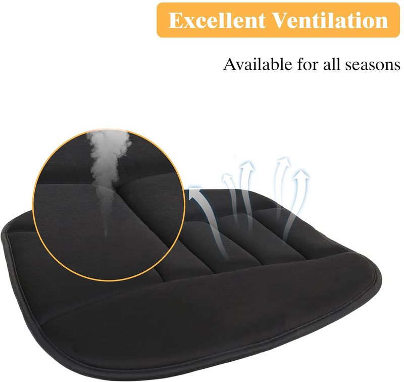 New Car Seat Cushion Increase Comfortable Seat Cushion Dual-use Non-slip Pad Memory Cotton_voghion.com